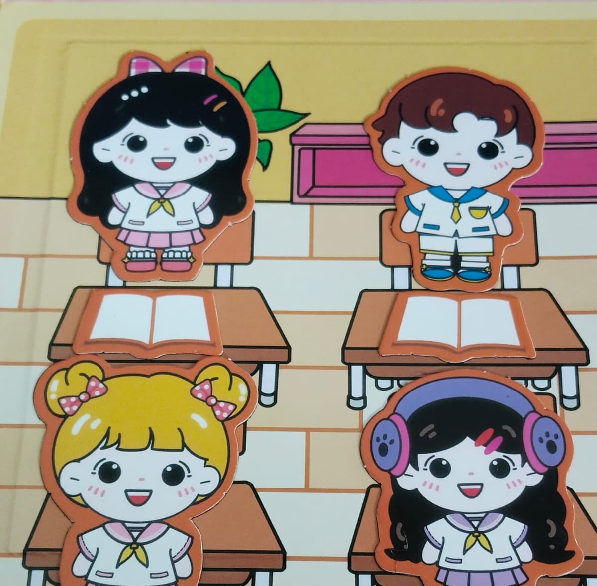 Magnetic Quiet Book Yellow